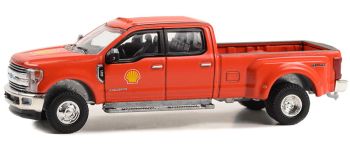 GREEN46130-E - FORD F-350 Lariat Dually 2019 - SHELL Oil aus der Serie DUALLY DRIVERS in Blisterverpackung.