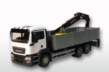 EMEK50592 - MAN TGS M 6x4 weiß LKW mit Entladekran