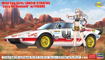 HAW52328 - LANCIA Stratos mit Lucy McDonnell Sammlerfigur Nr. 4 zum Zusammenbauen und Bemalen