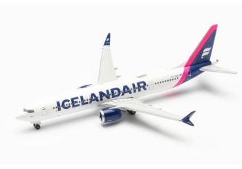 HER537476 - BOEING 737 Max 9 Icelandair magenta tail stripe TF-ICD Baula