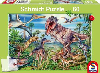 SCM56193 - 60-teiliges Puzzle bei den Dinosauriern