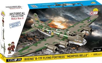 COB5749 - Militärflugzeug BOEING B-17 Flying Fortress Memphis Belle Exclusive Edition – 1376 Teile