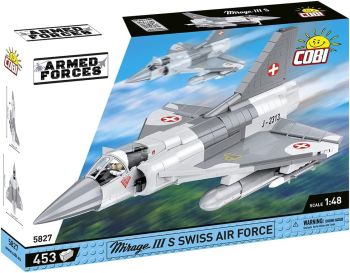 COB5827 - MIRAGE IIIIRS SWISS Militärflugzeug – 453 Teile