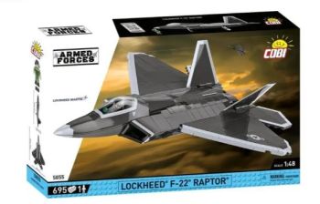 COB5855 - Militärflugzeug LOCKHEED F-22 Raptor – 695 Teile