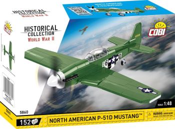 COB5860 - Nordamerikanisches Militärflugzeug MUSTANG P-51D - 152 Stück