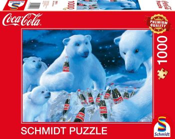 SCM59913 - Puzzle 1000 Teile Eisbär COCA COLA