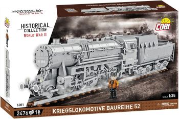 COB6281 - KRIEGSLOKOMOTIVE Baureihe 52 Lokomotive - 2476 Teile