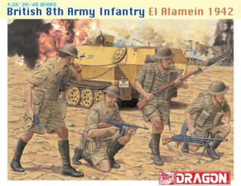 DRA6390 - 8. Britische Armee El Alamein 1942 zum Zusammenbauen und Bemalen