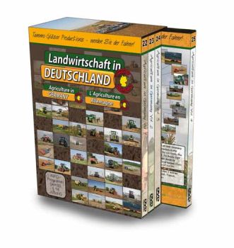 PACKALL - DVD in Französisch - L'Agriculture en Allemagne - Dauer: 360 Minuten (4 DVDs).