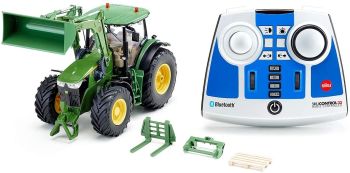 SIK6795 - JOHN DEERE 7310R mit Ladegerät Funkferngesteuert mit Bluetooth-Fernbedienung