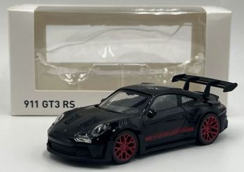 NOREV750062 - PORSCHE 911 GT3 RS 2022 Schwarz mit roten Aufklebern - Jet-Car