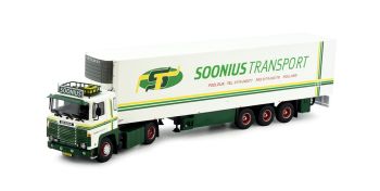 TEK81236 - SCANIA 141 4x2 mit 3-achsigem Kühlanhänger SOONIUS