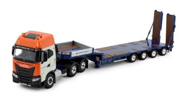 TEK81237 - IVECO S-Way 6x4 mit Tieflader 4 Achsen UNIVERSAL TRANSPORT