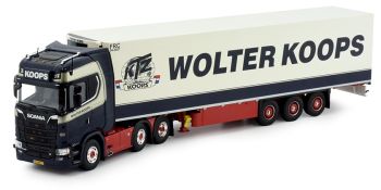 TEK82913 - SCANIA S Highline 6x2 mit Kühlanhänger 3 Achsen WOLTER KOOPS.