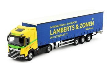 TEK85184 - DAF XF 4x2 mit Anhänger 3 Achsen LAMBERTS & ZONEN.