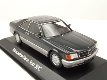 MXC940035121 - MERCEDES 560 SEC C126 1986 Schwarz metallic.