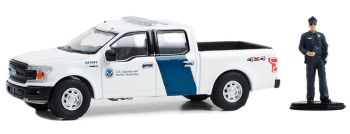 GREEN97150-F - FORD F-150 XLT 2018 Zoll und Grenzschutz der USA aus der Serie THE HOBBY SHOP unter Blisterverpackung.