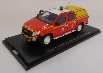 ALARME0028 - ISUZU D-MAX VLTT Doppelkabine SDIS 07 Ardèche Feuerwehrmann limitiert auf 375 Einheiten