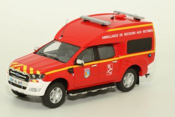 ALARME0050 - FORD Ranger BSE Hautes-Pyrénées Feuerwehrleute - 325 Exemplare