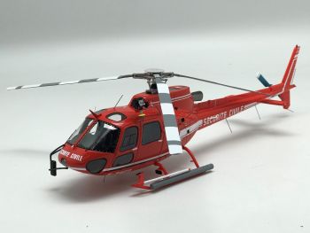 ALERTE0127 - AEROSPATIALE AS 350 Écureuil Zivile Sicherheit rot mit Winde