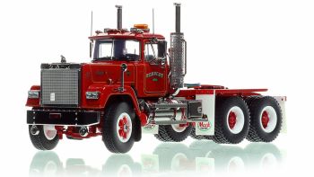 HHR138D-1 - MACK Superliner mit Tandemachsen Rot KENNEDY 1989