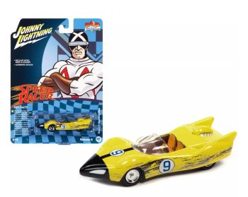 JLPC007-D - Racer X Shooting Star #9 gelb - SPEED RACER - aus der Serie POP CULTURE 2022 in Blisterverpackung.