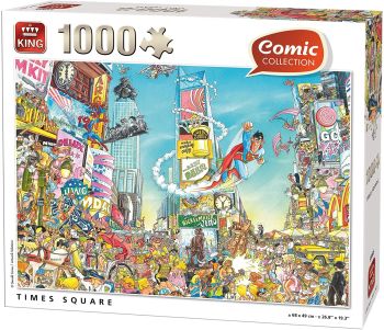 KING55905 - Time Square Puzzle mit 1000 Teilen