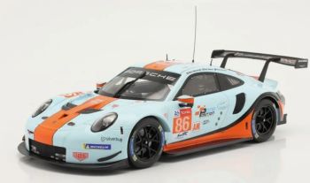 IXO-LEGT18008 - PORSCHE 911 RSR team GULF racing #86 24h von Le Mans 2018 M.WAINWRIGHT / B.BARKER / A.DAVISON