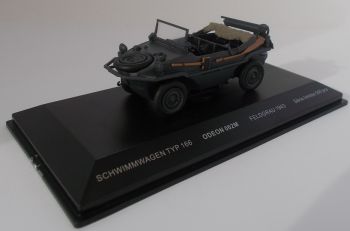 ODE062M - VOLKSWAGEN Schwimmwagen amphibious TYP 166 Feldgrau 1943 Bundeswehr limitiert auf 500 Exemplare