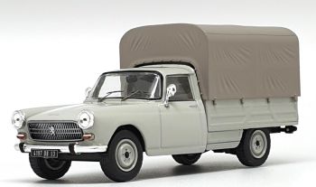 ODE112 - PEUGEOT 404 Pick-up Auto mit grauer Plane