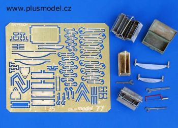 PLS077 - Werkzeugkästen mit Miniaturwerkzeugen zum Zusammenbauen und Bemalen für Dioramen