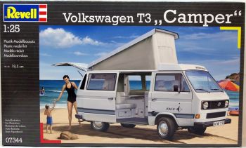 REV07344 - VOLKSWAGEN T3 Camper Joker Wohnmobilmodell zum Zusammenbauen und Bemalen