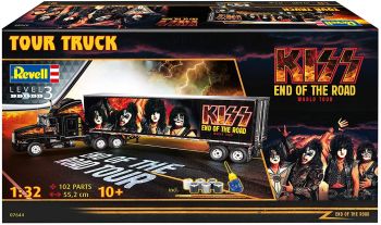 REV07644 - KENWORTH 6x4 + fourgon KISS End Of The Road Welttournee Maquette