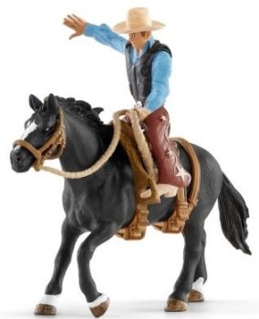 SHL41416 - Westernsattel mit Cowboy