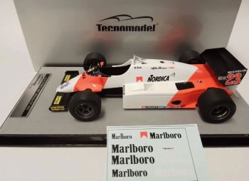 TM18-230C - ALFA ROMEO 183T #23 GP von Monaco 1983 M.BALDI - Limitiert auf 100 Ex.