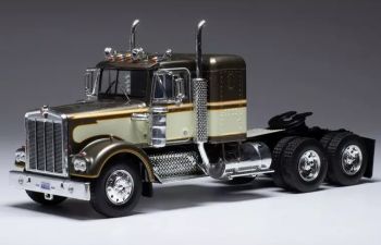 IXOTR145.22 - KENWORTH W 900 6x4 von 1990 braun und beige