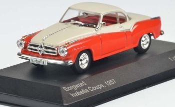 WBX128 - BORGWARD Isabella Coupé 1957 rot und weiß